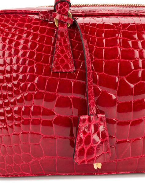 prada handbags red leather|vintage prada handbag leather.